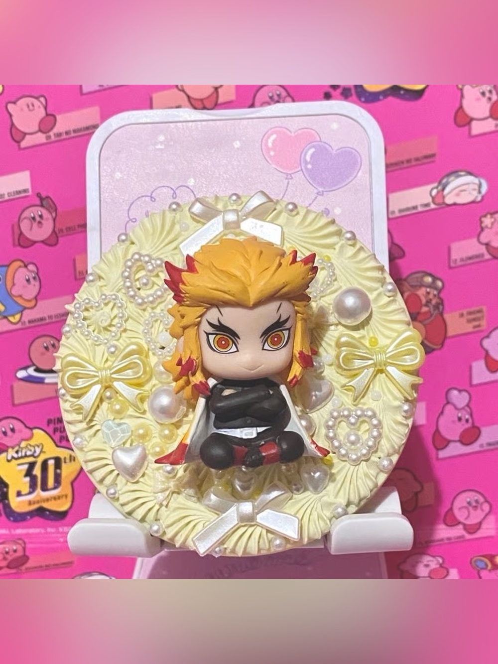 Demon Slayer Kyojuro Rengoku Kawaii Decoden Compact Mirror